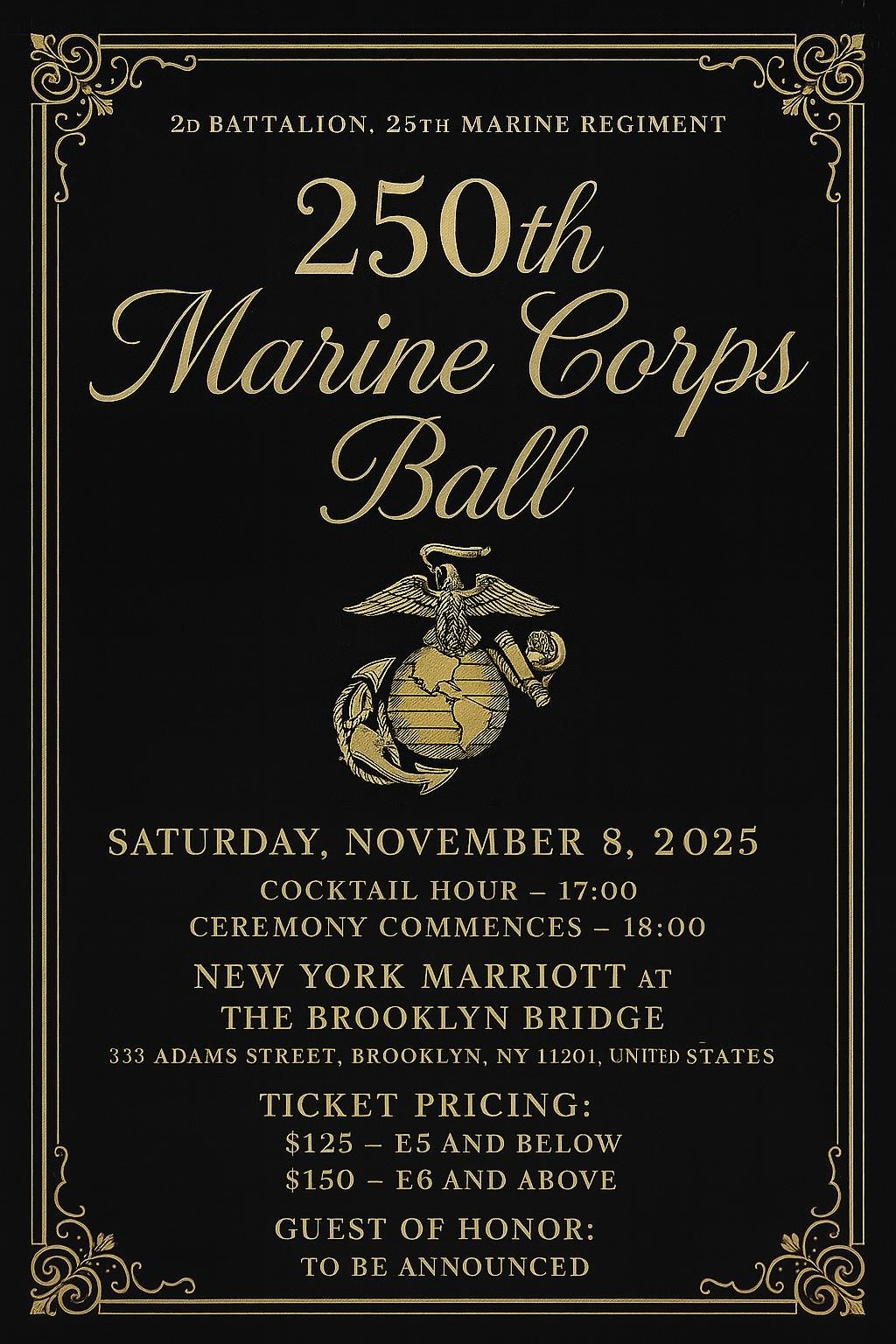 2D 25TH Marines Birthday Ball image