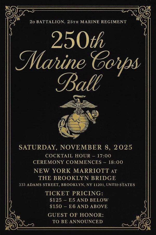 2D 25TH Marines Birthday Ball
