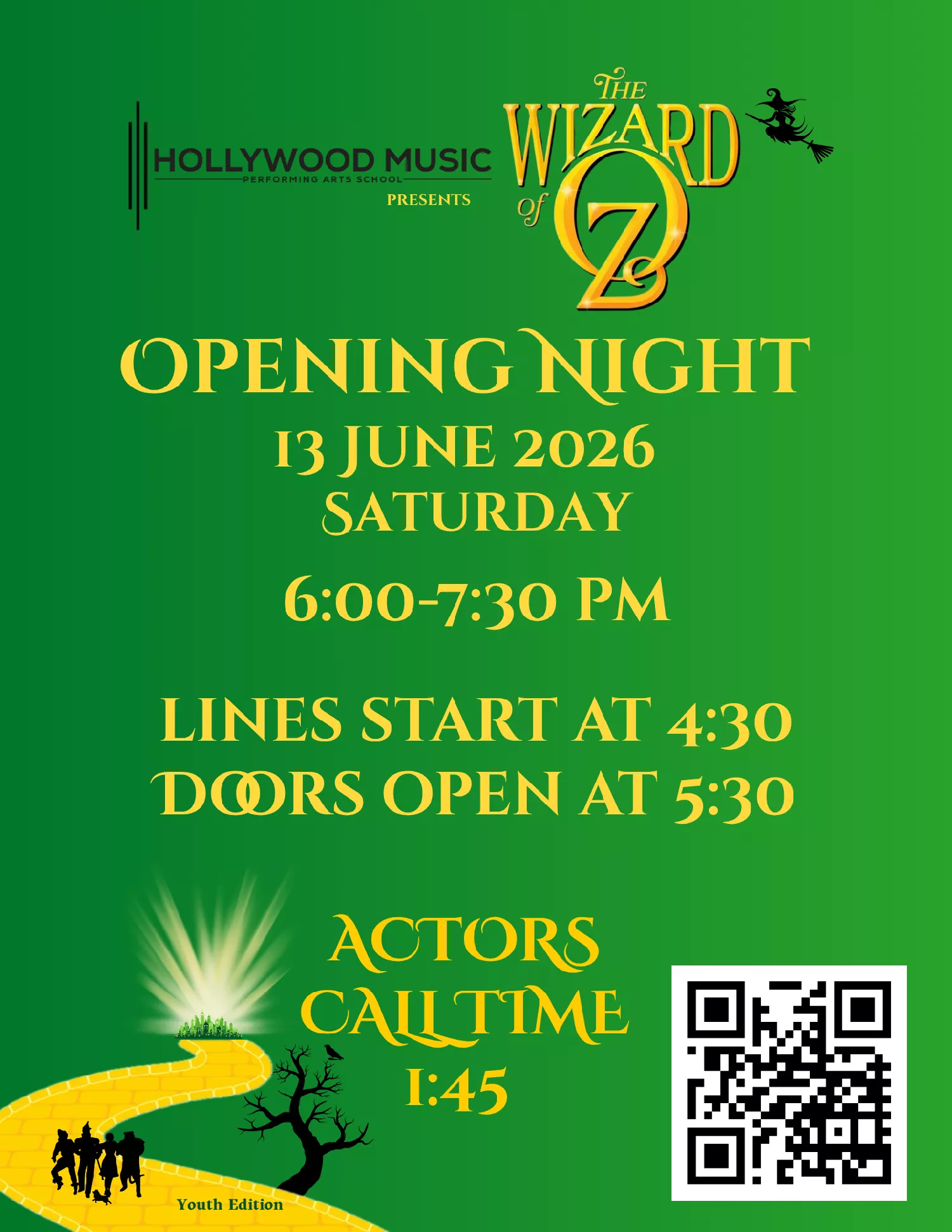 Wizard of Oz Youth Edition image