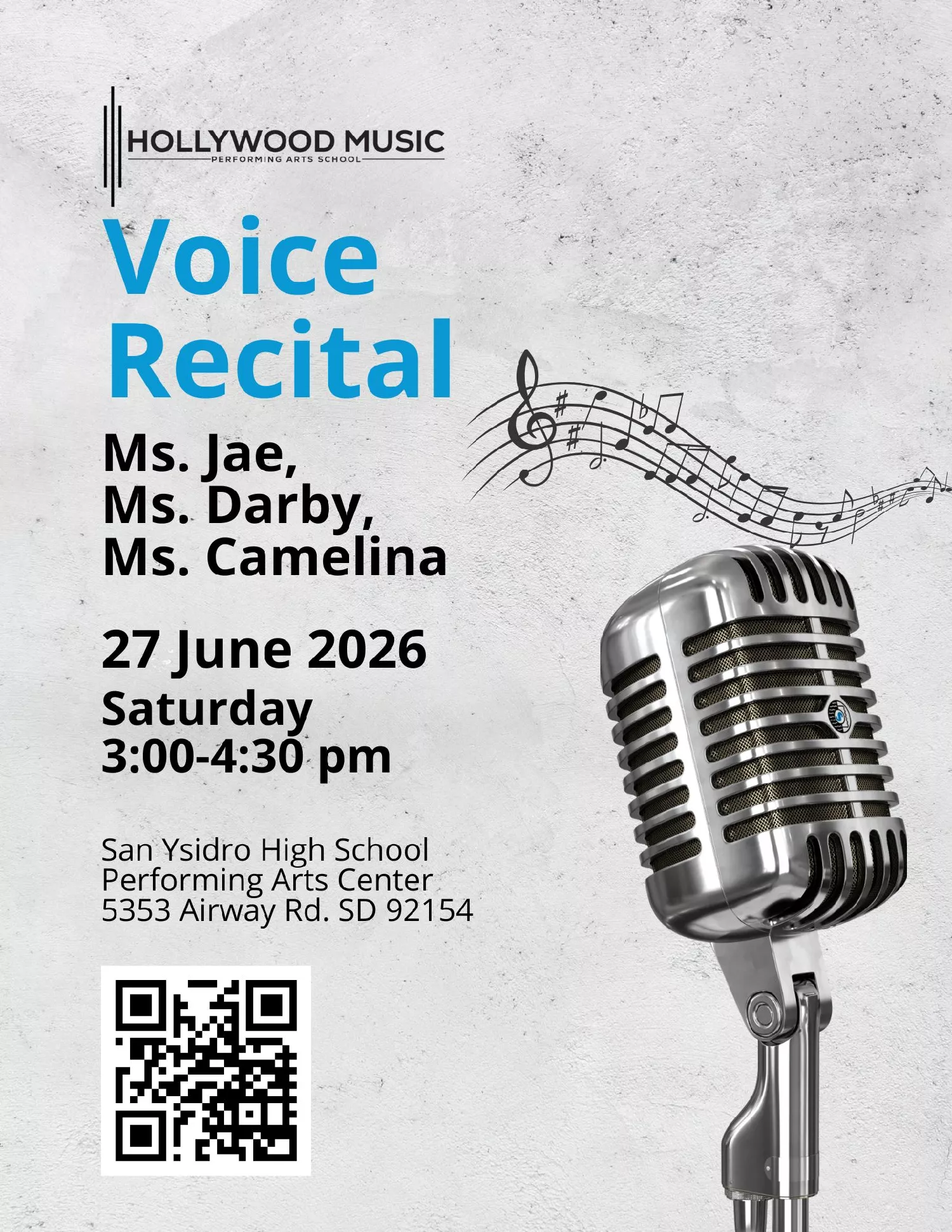 Voice Recital 3:00-4:30 image