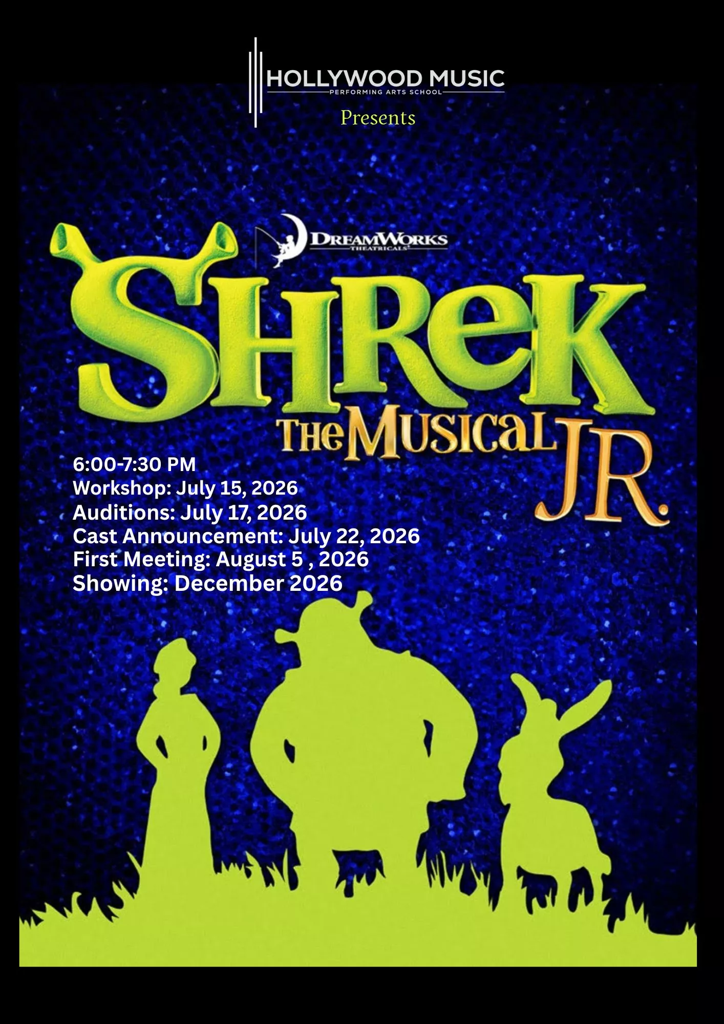 Shrek The Musical Jr. (Workshop and Auditions) image