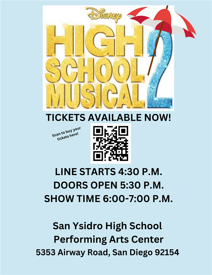 Get Information and buy tickets to High School Musical 2 6:00-7:00 pm Line starts at 4:30 pm, Doors open at 5:30 pm on Hollywood Music