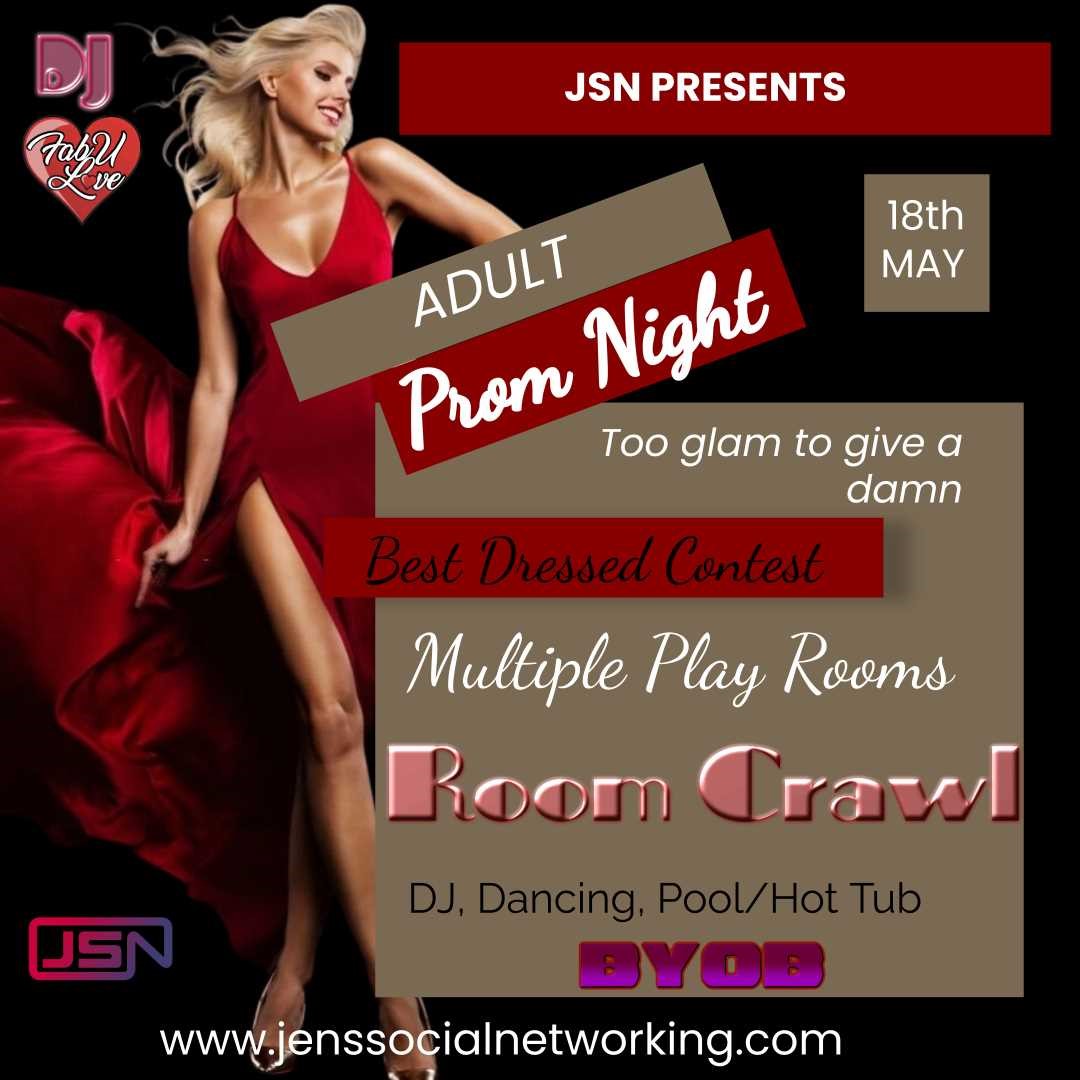 Adult Prom May 18, 2024 on May 18, 19:00@One hour west of Madison - Buy tickets and Get information on Jen's Social Networking 