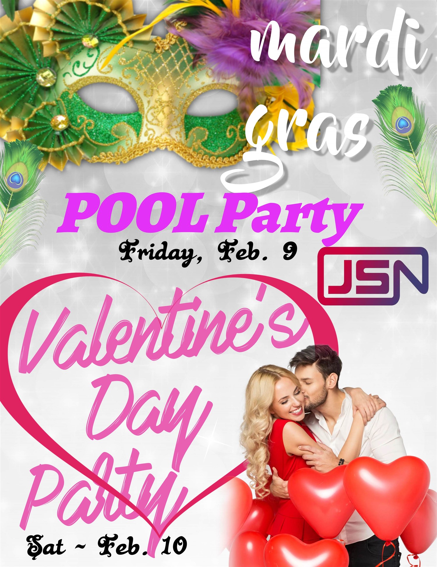 Mardi Gras / VDay Hotel Takeover image
