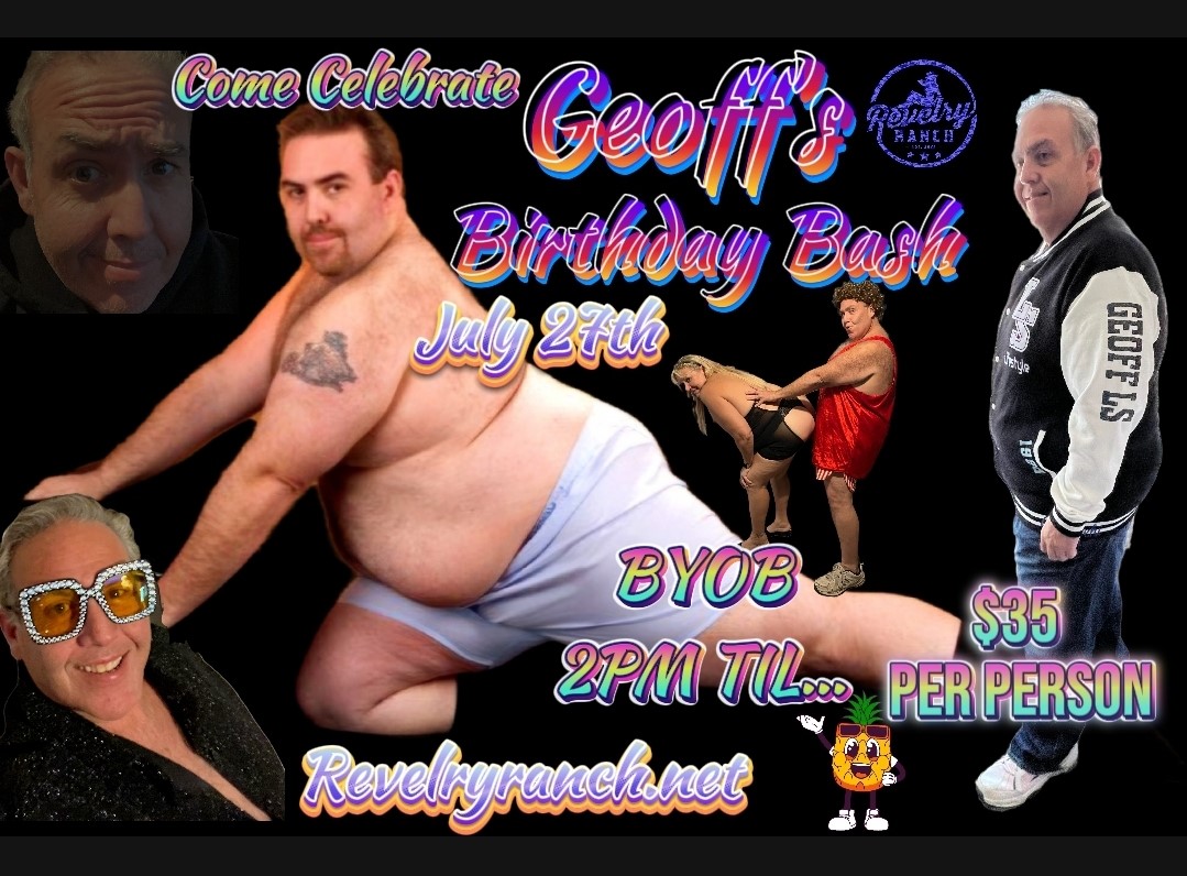 Geoff's Birthday Bash Pool Party on Jul 27, 14:00@Revelry Ranch - Buy tickets and Get information on LS Catnip Productions 