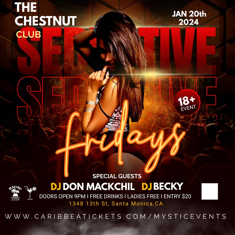 Get Information and buy tickets to SEDUCTIVE FRIDAYS  on Caribbea Tickets