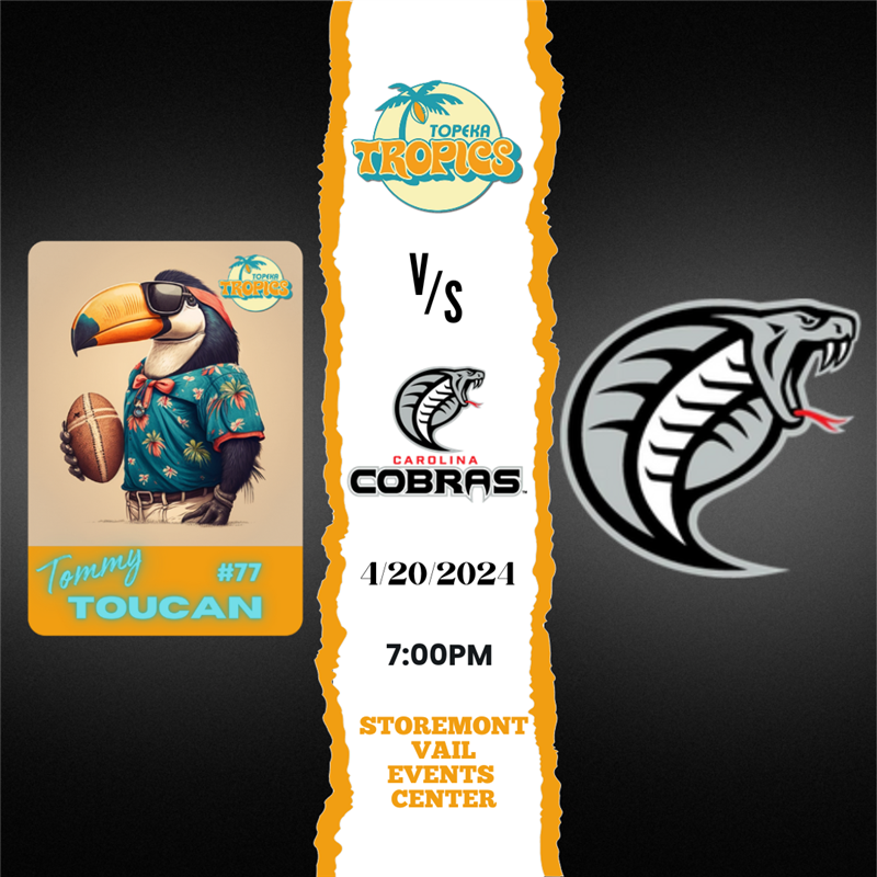 Topeka Tropics vs Carolina Cobras