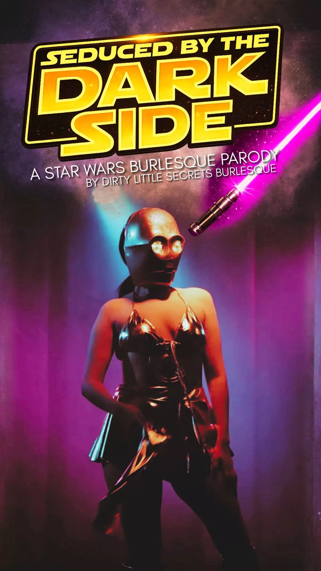 Get information, pick a seat & buy tickets toSeduced by the Dark Side A Star Wars Burlesque Parody on Aug 22, 20:00 @Historic Hemet Theatre 2026