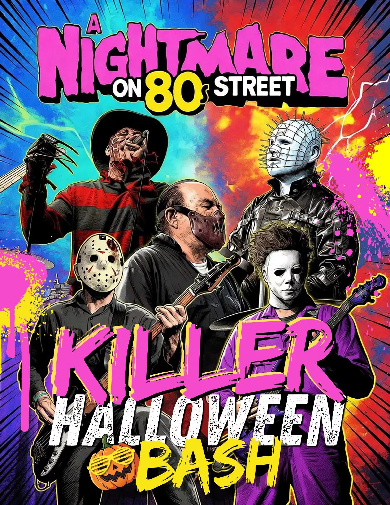 A Nightmare on 80’s Street Killer Halloween Bash