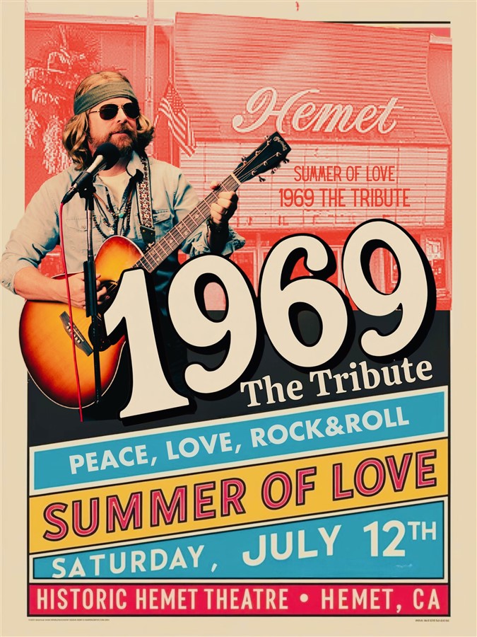 Get Information and buy tickets to 1969 Tribute Peace, Love, Rock