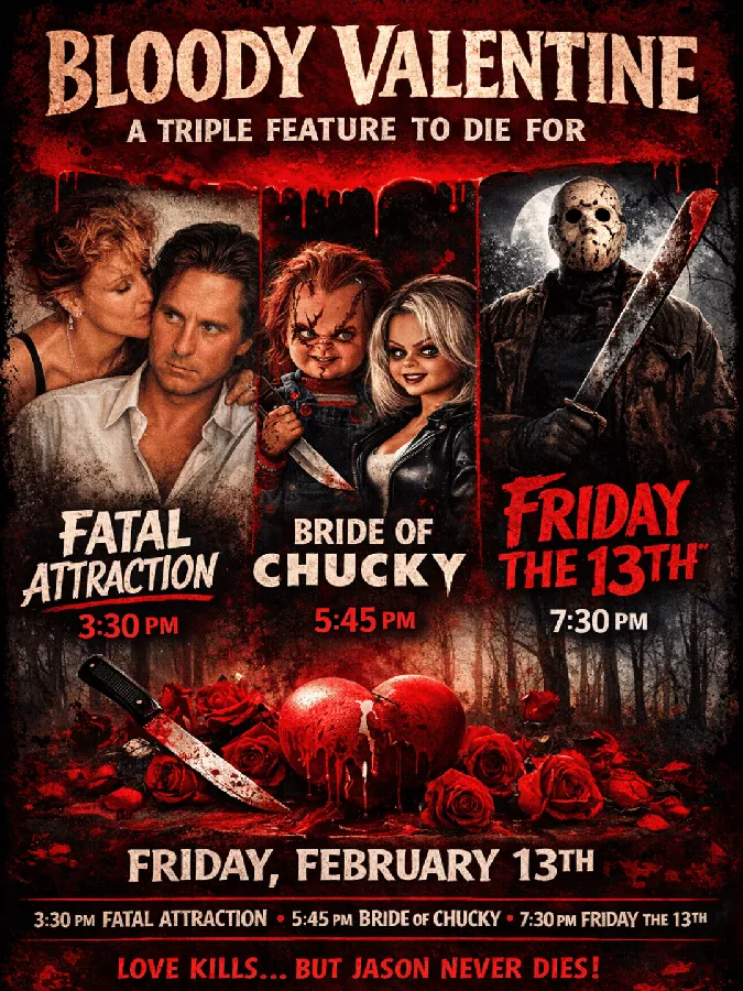 Bloody Valentine Triple Feature