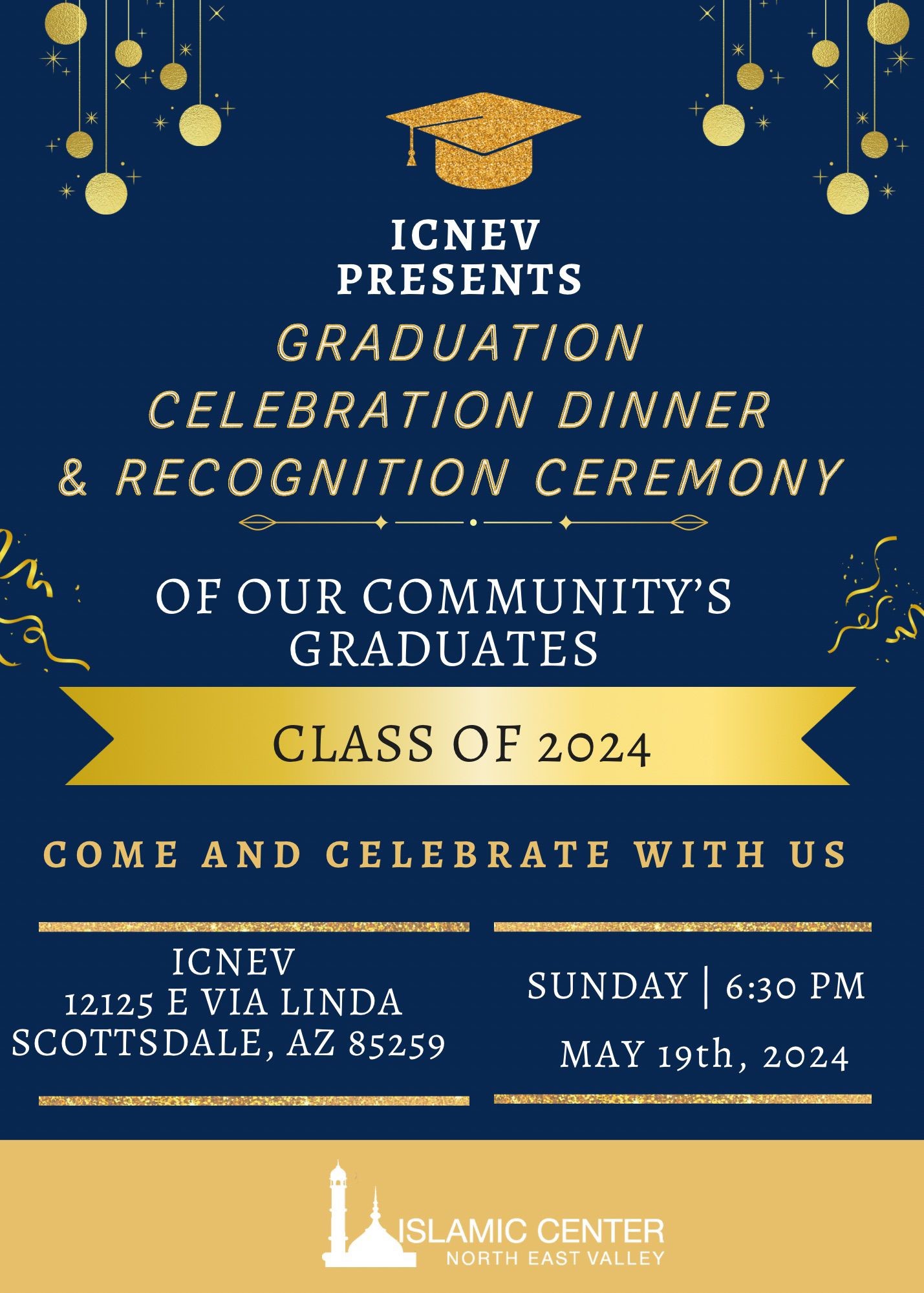 ICNEV ICNEV Graduation Celebration Dinner & Recognition Ceremony image