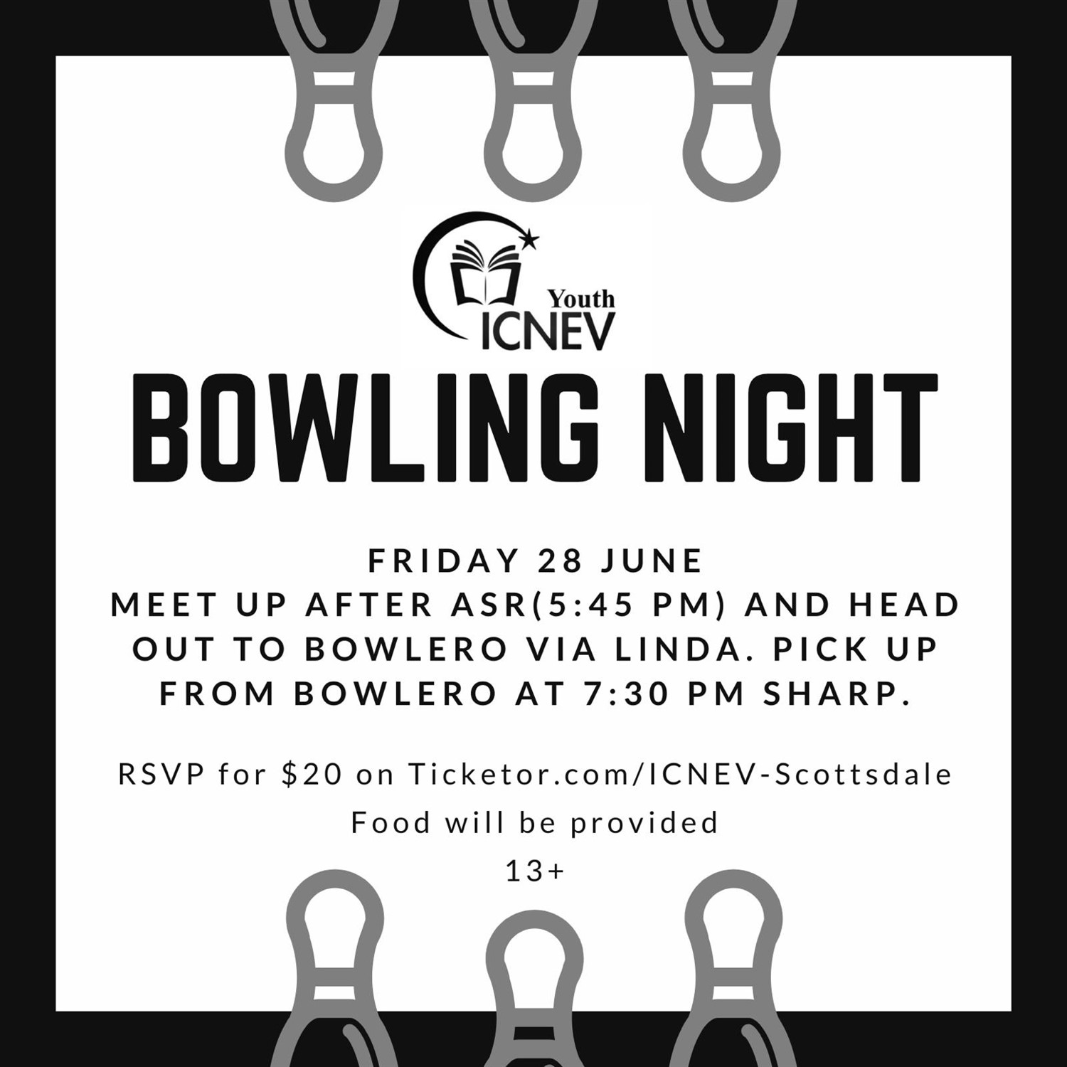 Youth Bowling night @ Bowlero, E Via Linda image