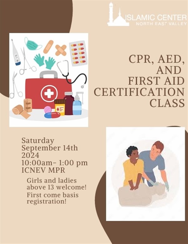 Ladies Cpr Aed and First Aid certification class image