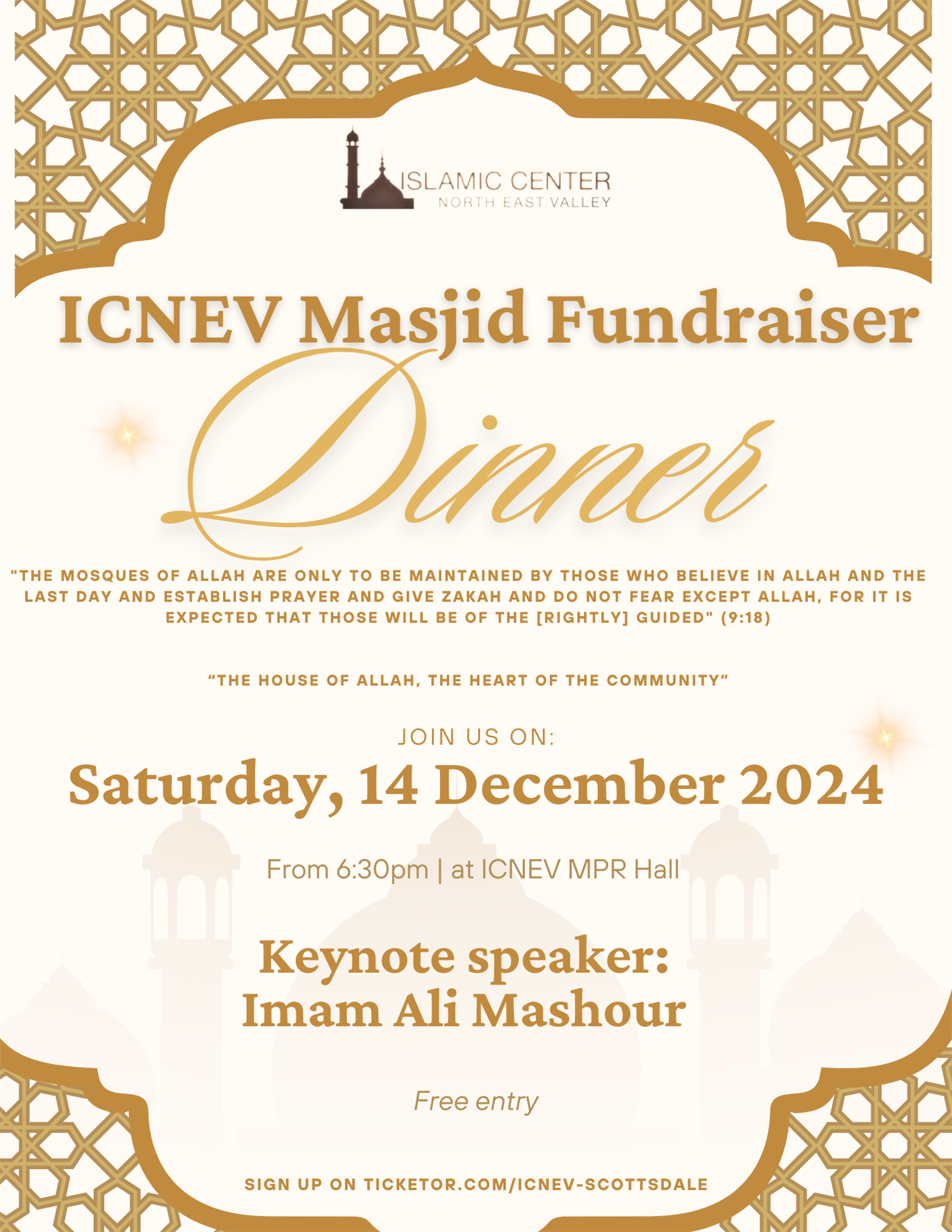 ICNEV Masjid Fundraiser image