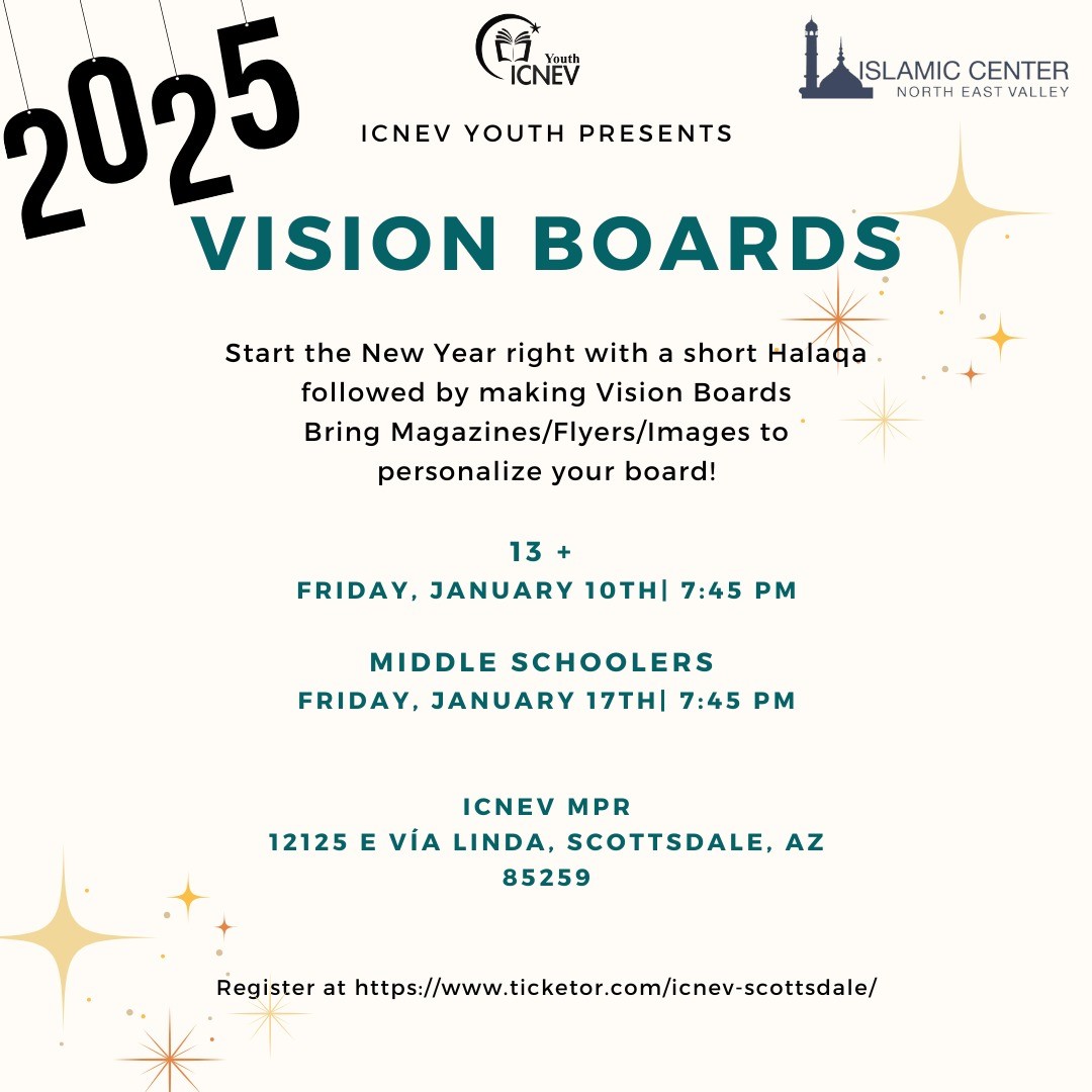 New year, new me: Vision board halaqah 13+ image