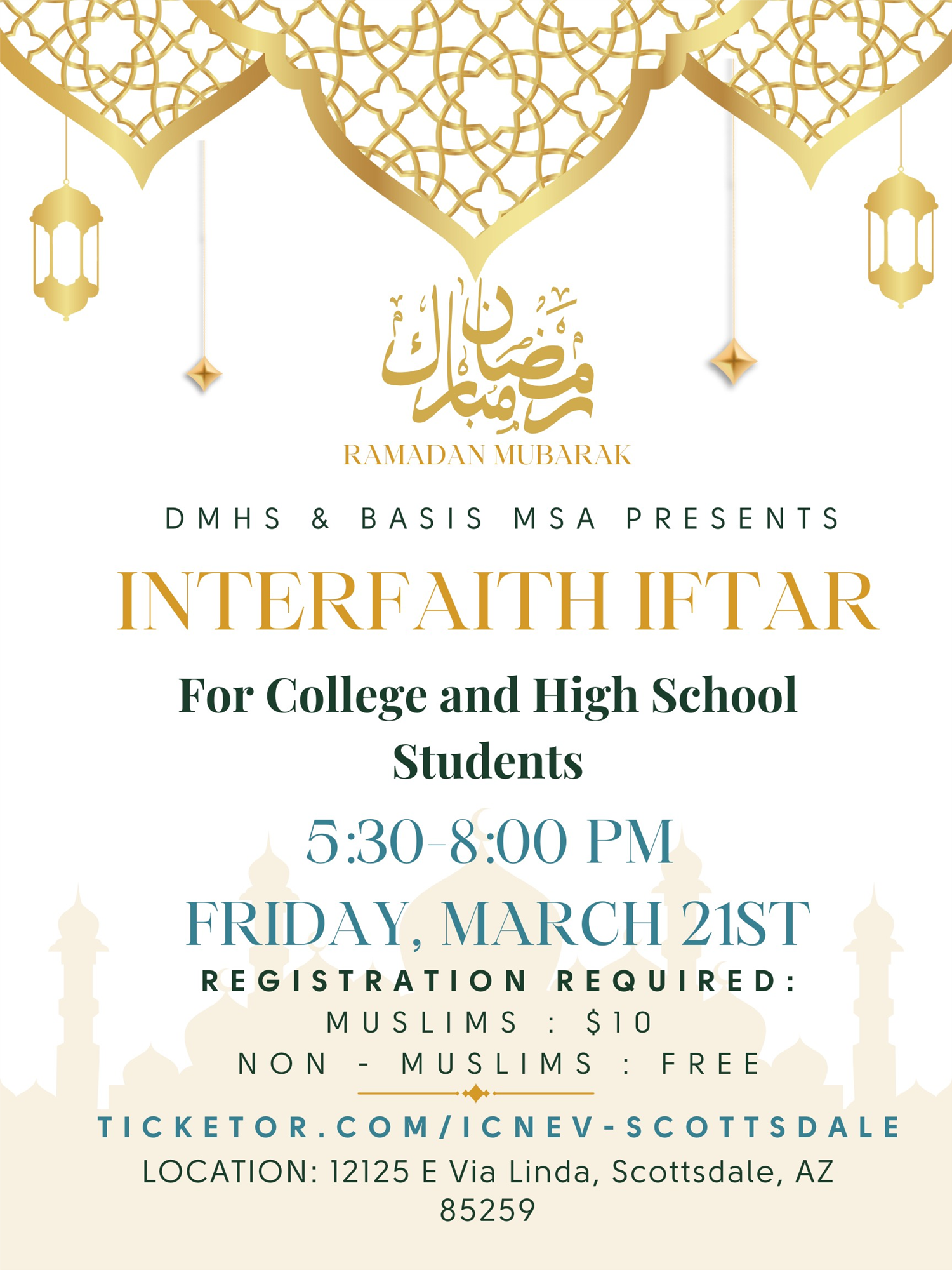 DMHS and BASIS MSA Youth Interfaith Iftar image