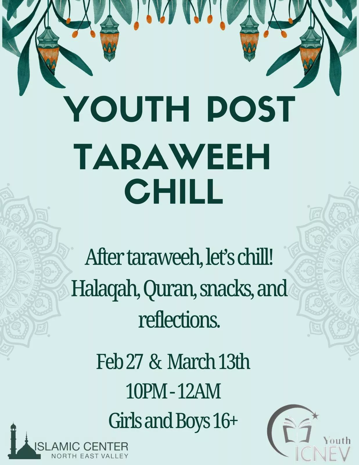 Youth Post Taraweeh Chill image