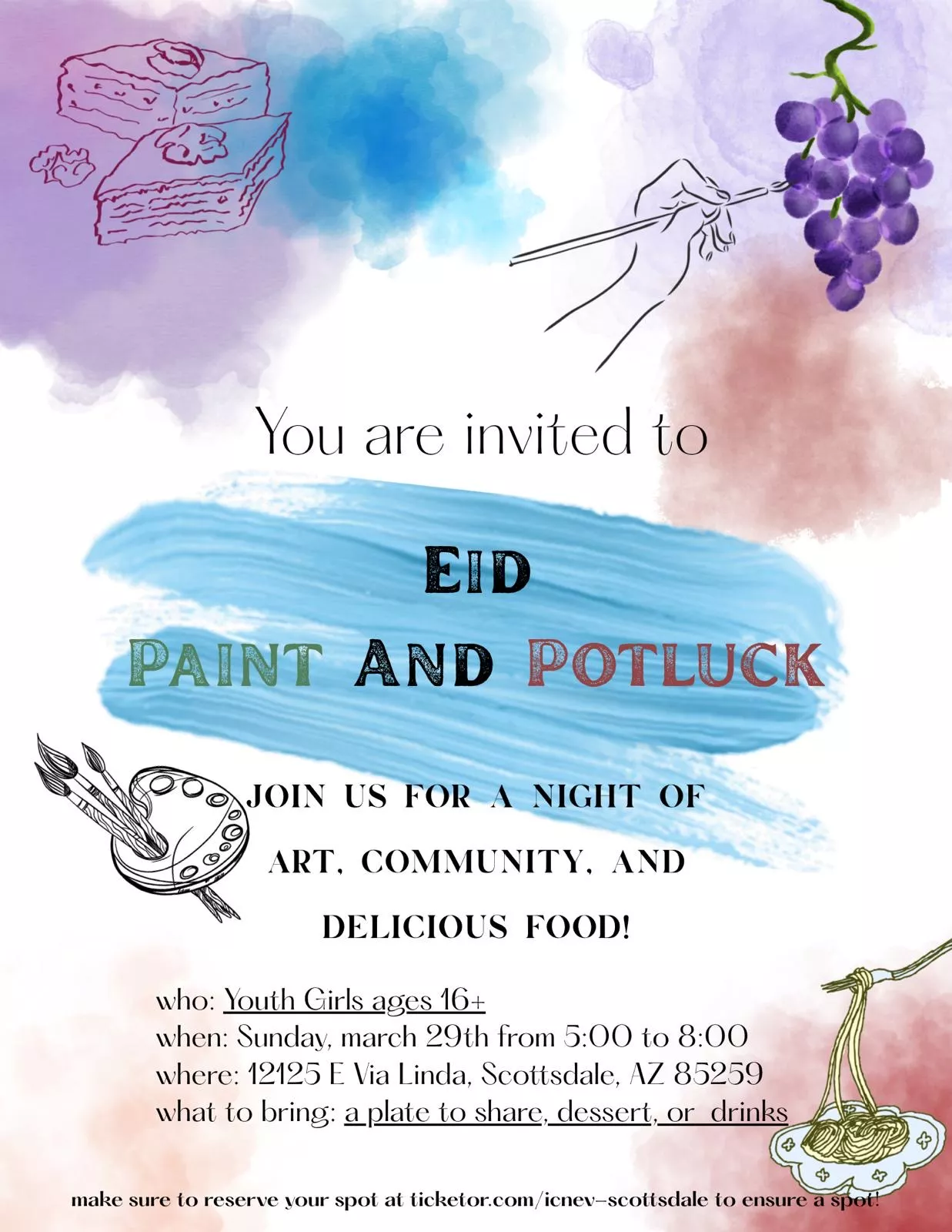 Eid Paint and Potluck image