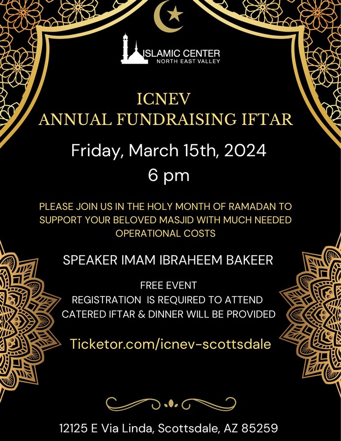 ICNEV Ramadhaan Fundraising Iftar