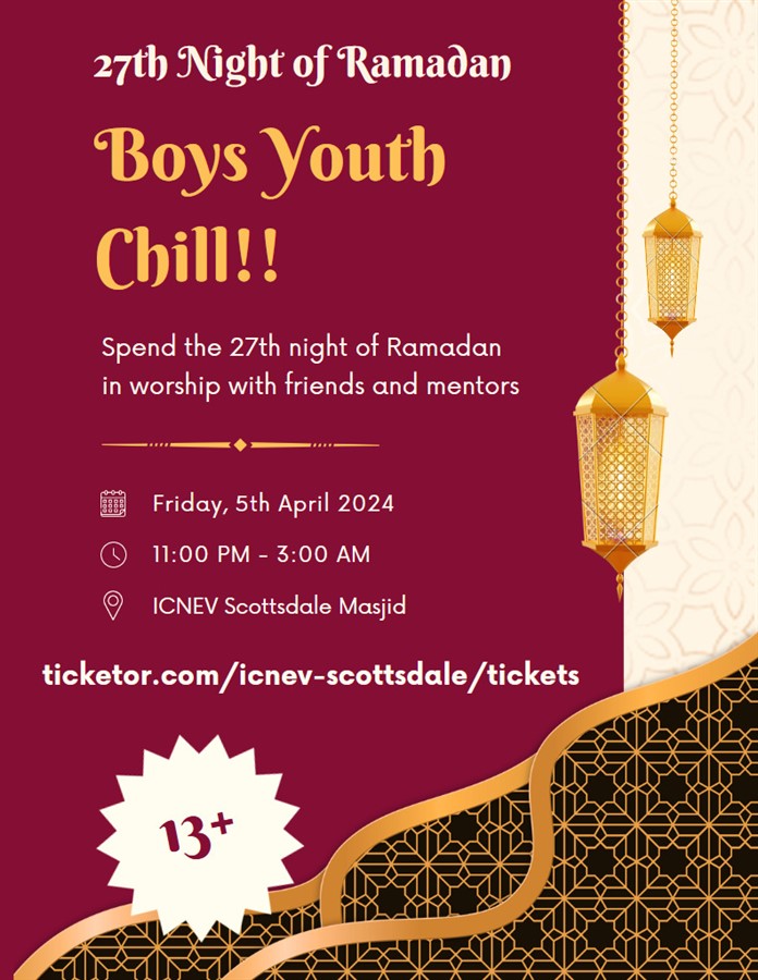 Boys Youth Events Ramadhaan 2024