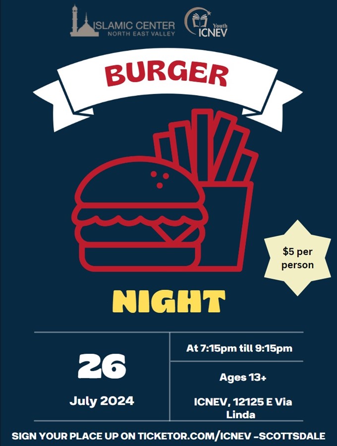 Youth burger night