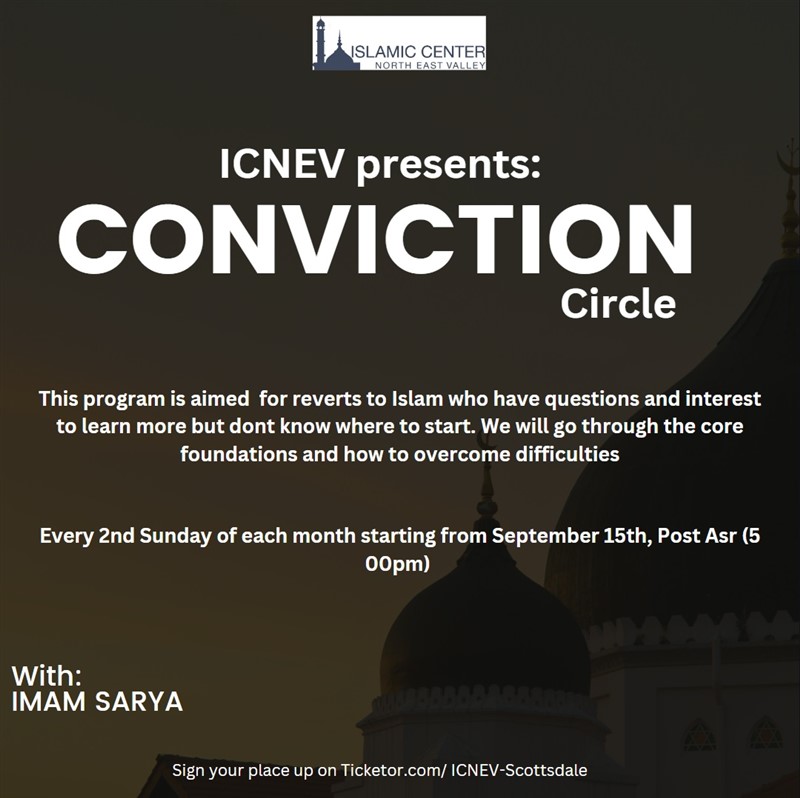 Get Information and buy tickets to Conviction circle- A safe space for reverts  on ICNEV Scottsdale