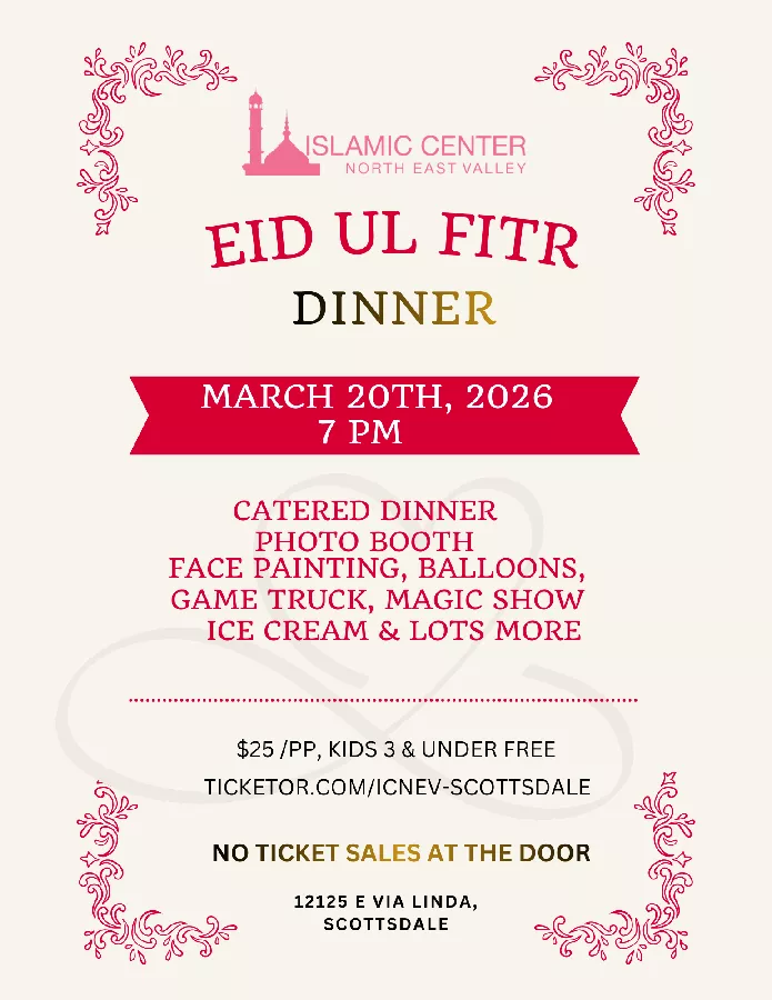 Get Information and buy tickets to Eid ul Fitr  on ICNEV Scottsdale