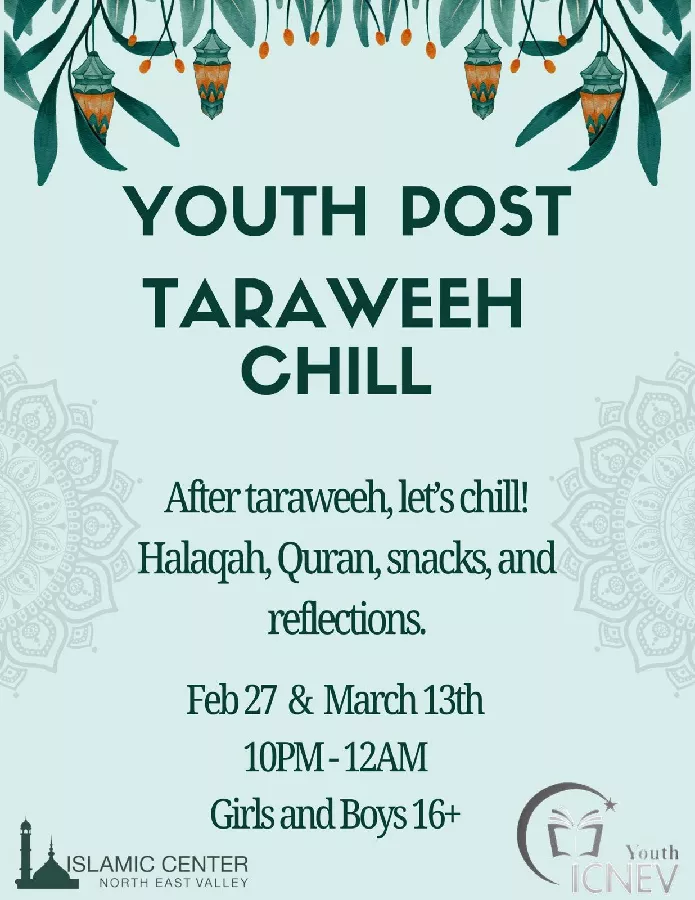 Youth Post Taraweeh Chill