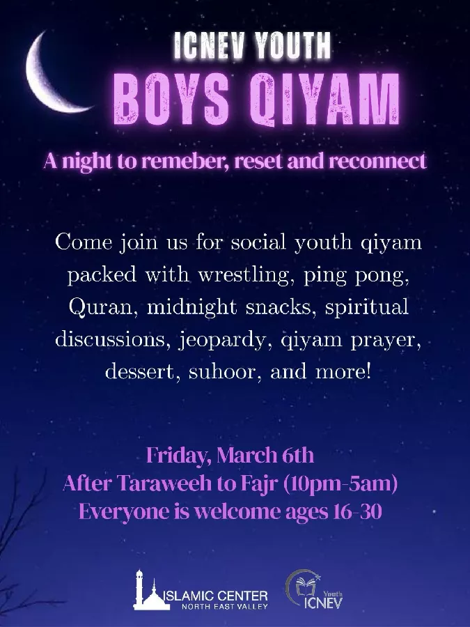 ICNEV Youth Boys Qiyam