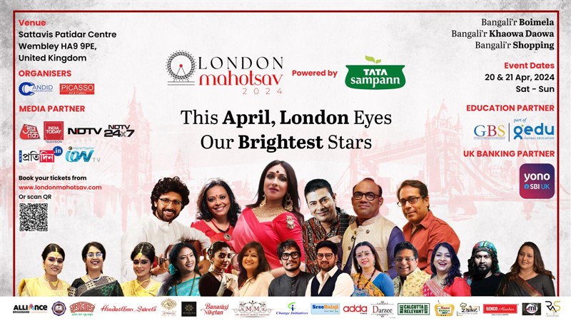 Get Information and buy tickets to London Mahotsav Children of 5 or below enter FREE, no seats shall be allocated to children. on RLtickets