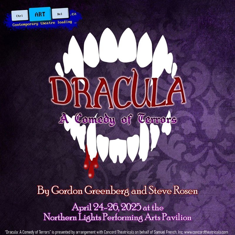 Get Information and buy tickets to Dracula: A Comedy of Terrors  on ticketsctrlartdel