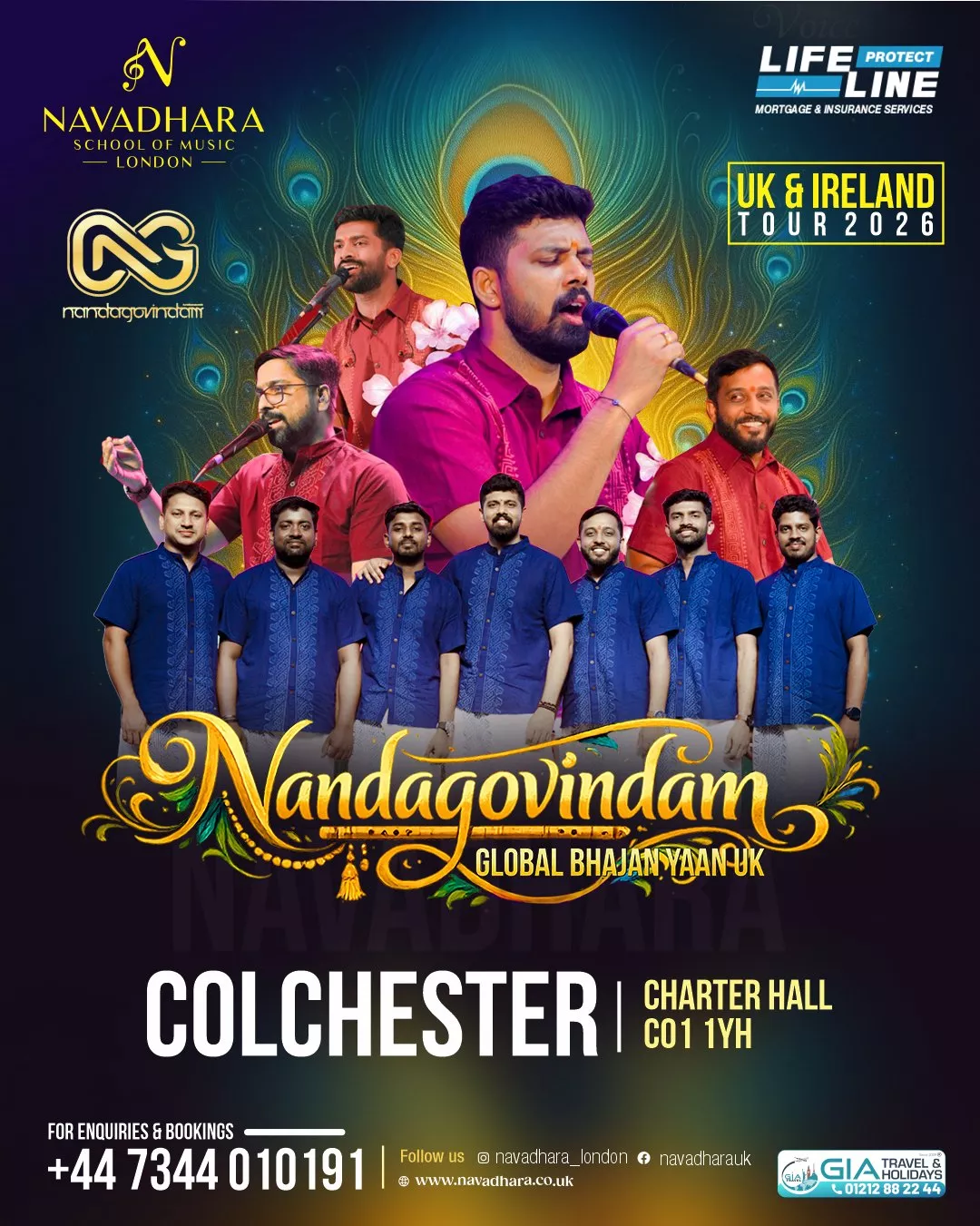 Get Information and buy tickets to Nandagovindam Global Bhajan Yaan Colchester on Navadhara School Of Music