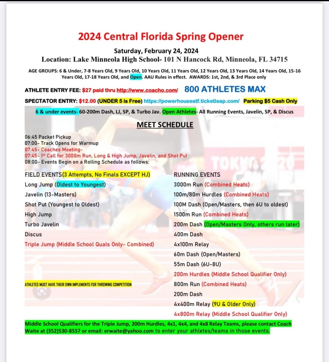 2024 CENTRAL FLORIDA SPRING OPENER image