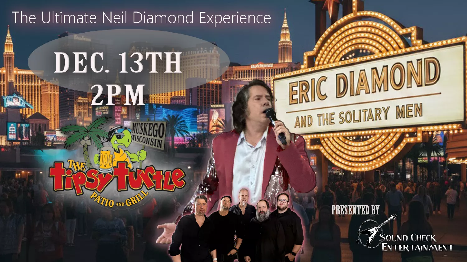 💎 ERIC DIAMOND & THE SOLITARY MEN LIVE AT THE TIPSY TURTLE! 💎