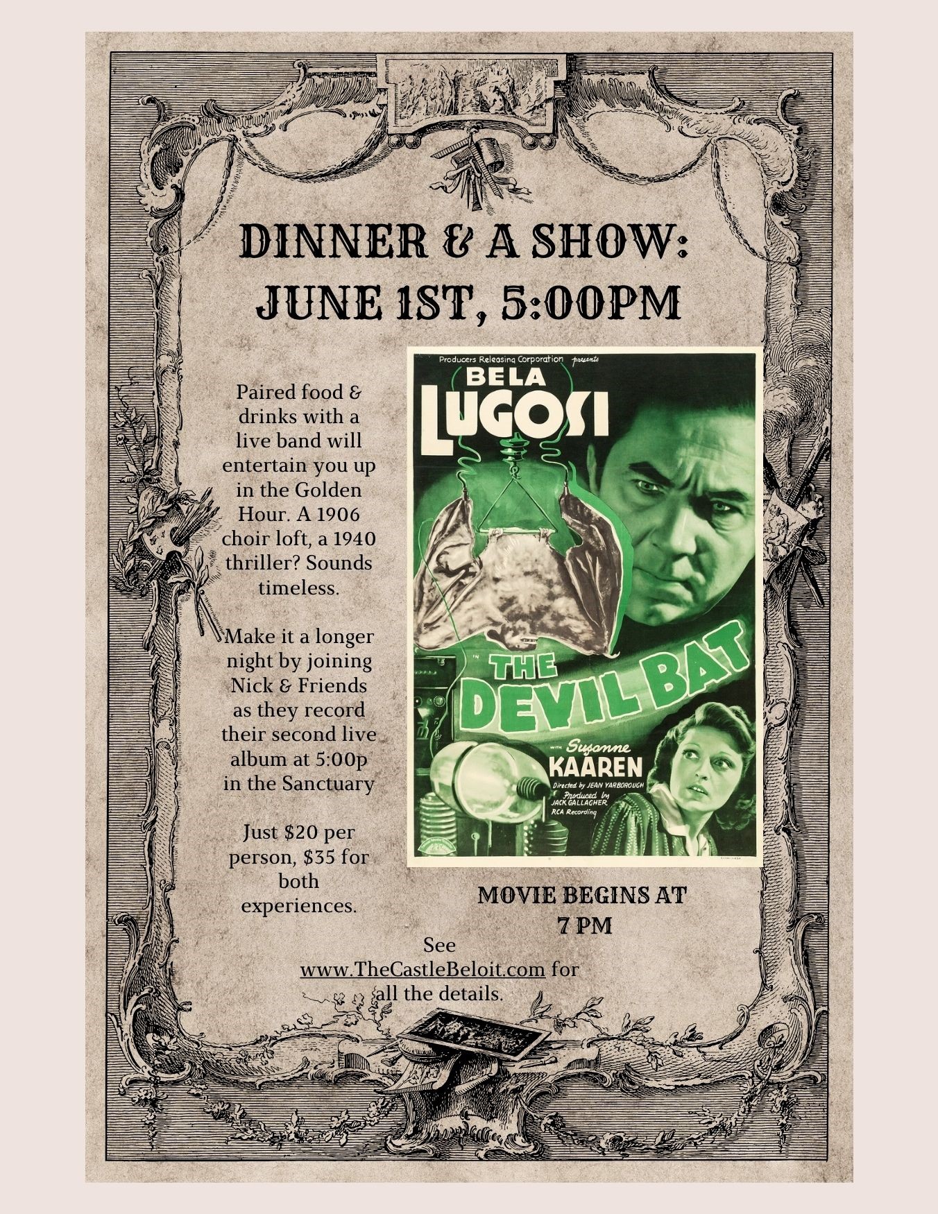 The Devil Bat Movie Night image