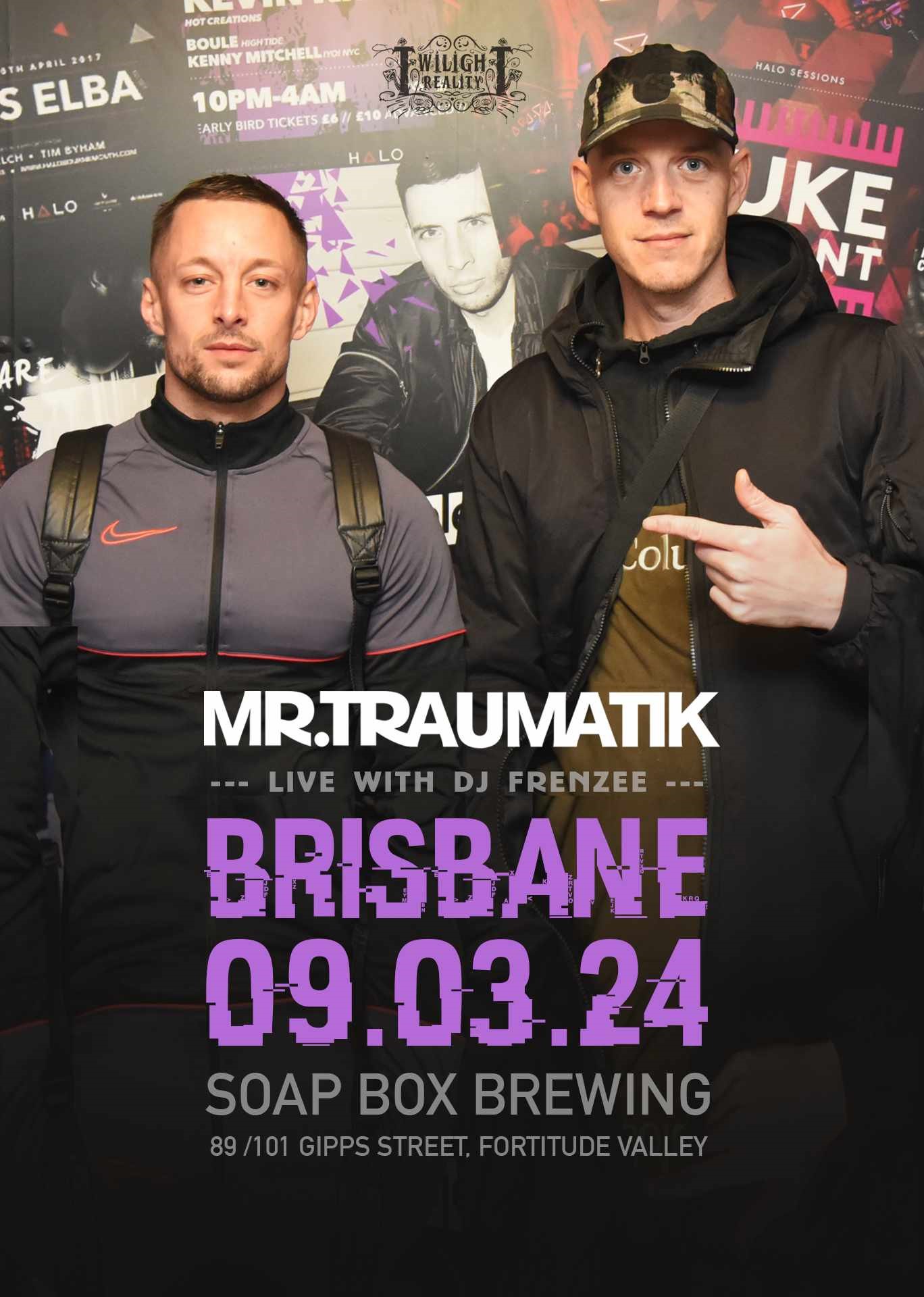 Mr.Traumatik W/ DJ Frenzee image