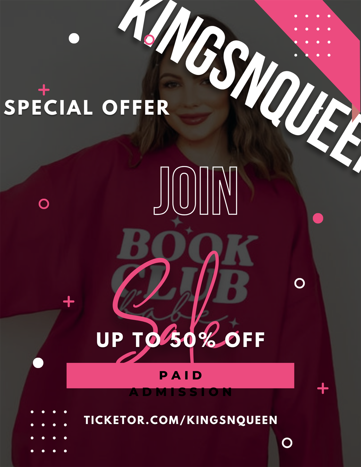 Kingsnqueen Presents BOOK CLUB on May 14, 19:00@online event- Zoom - Buy tickets and Get information on KingsnQueen 