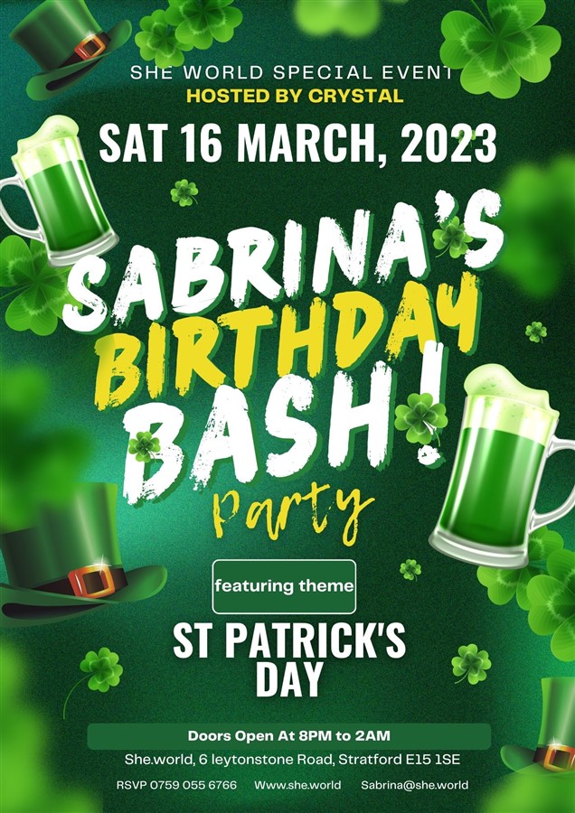 She World - Sabrina Bday + St Patrick's Day
