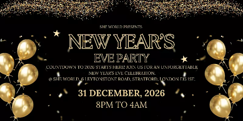Get Information and buy tickets to She World NYE Party New Year