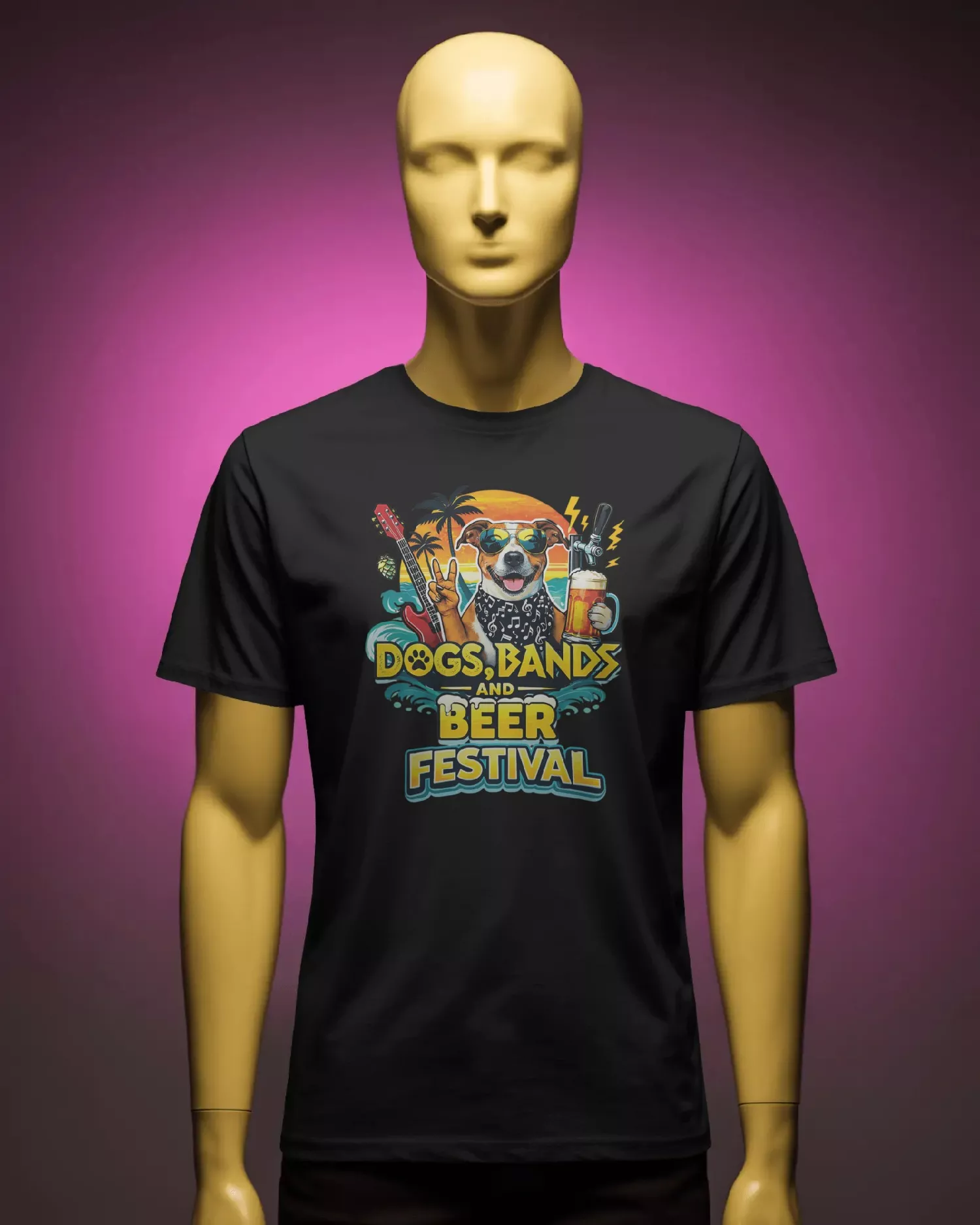 Dogs Bands and Beer T-Shirts