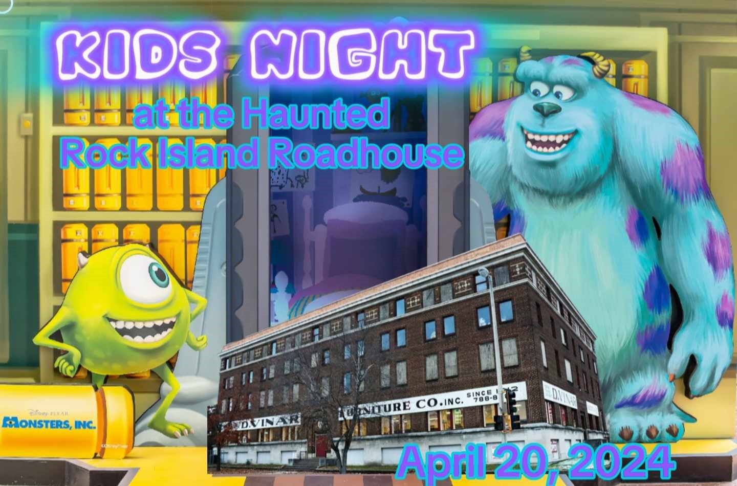 Kids Night at the Haunted Rock Island Roadhouse image