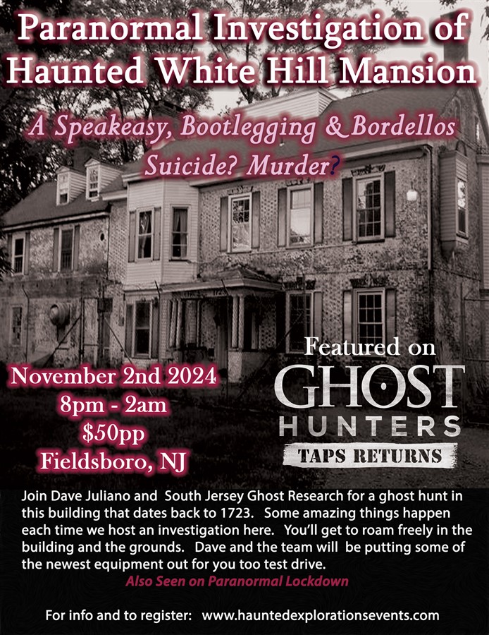 Investigate White Hill Mansion
