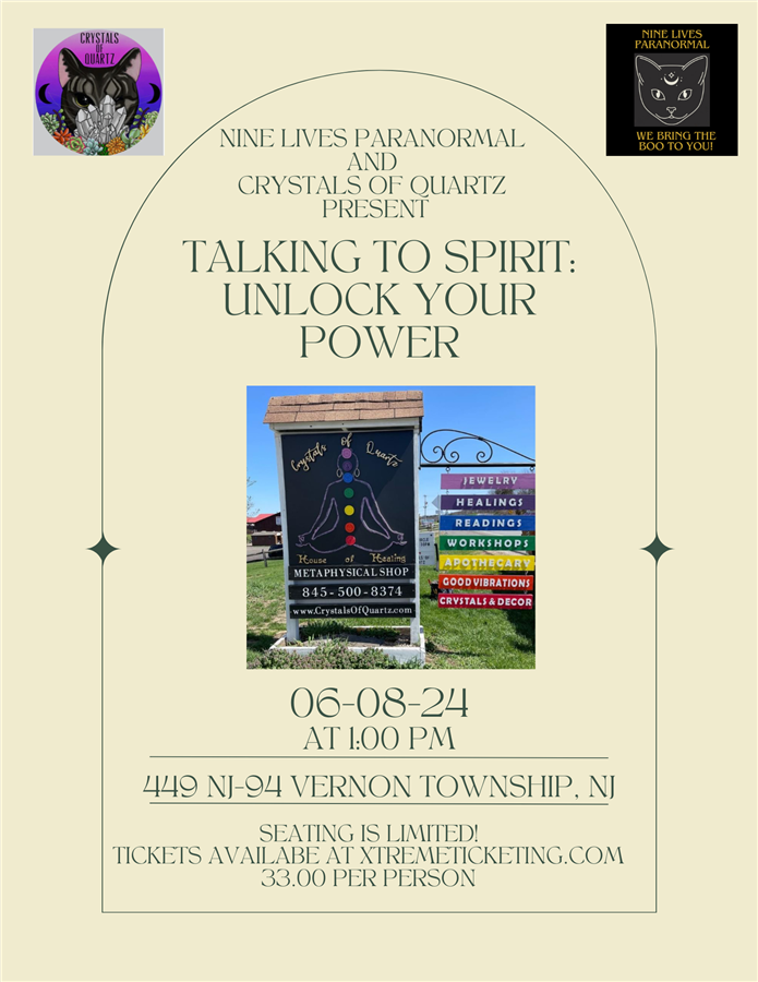 Get Information and buy tickets to Talking To Spirit Unlock Your Power on Xtreme Ticketing