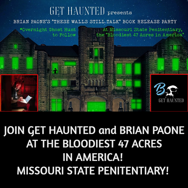 Get Information and buy tickets to Missouri State Penn. Book Release Party / Ghost Hunt! on Xtreme Ticketing