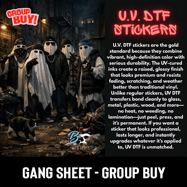 Group Buy #1 - 4 x 4 Custom UV Stickers