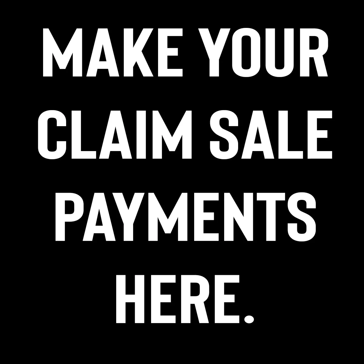 CLAIM SALE ITEM PAYMENT
