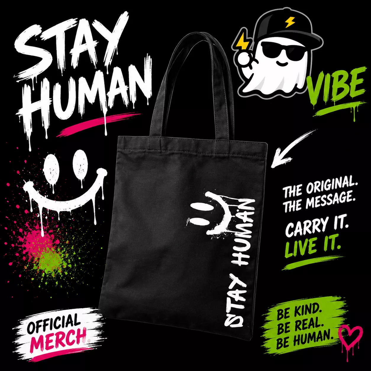 BBK Loaded Tote - Stay Human 