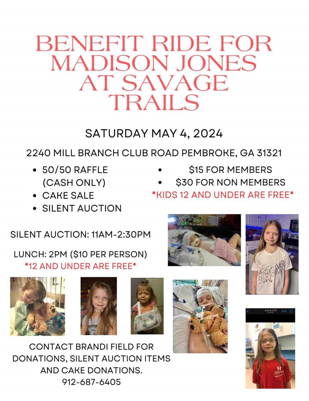 Benefit Ride for Madison Jones image