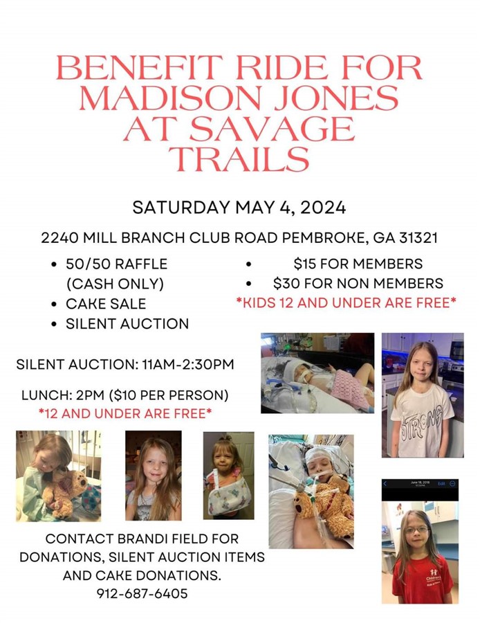 Benefit Ride for Madison Jones